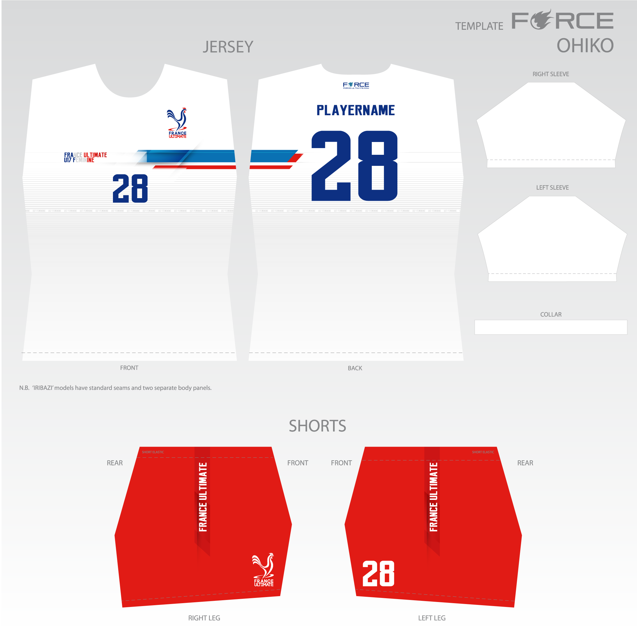 Le maillot blanc France Ultimate 2018